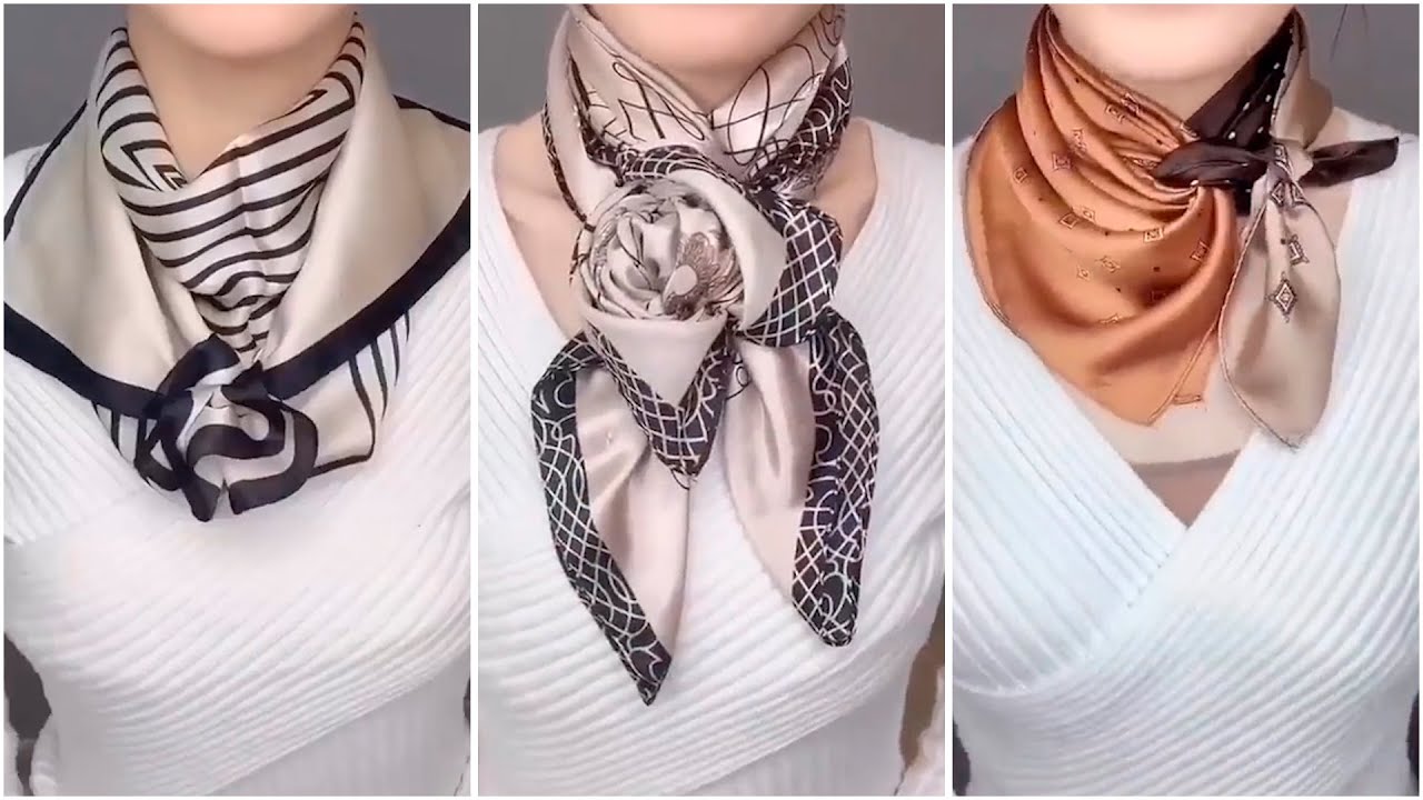 как завязать модный шарф